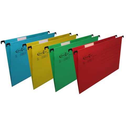Cartelle sospese orizzontali per cassetti Linea Arlekino 33 cm fondo V – assortiti conf. 10 pezzi 060/330 LC -Z7