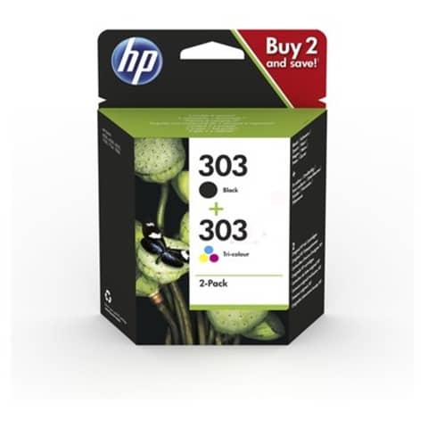 Cartuccia inkjet 303 – 2 pack/tri-color HP 3YM92AE