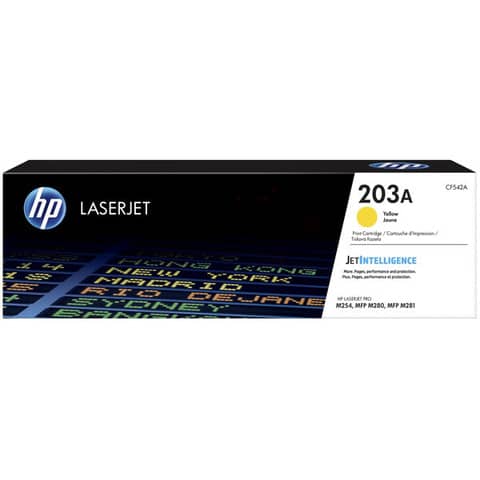 Toner 203A HP Laser Jet giallo  CF542A