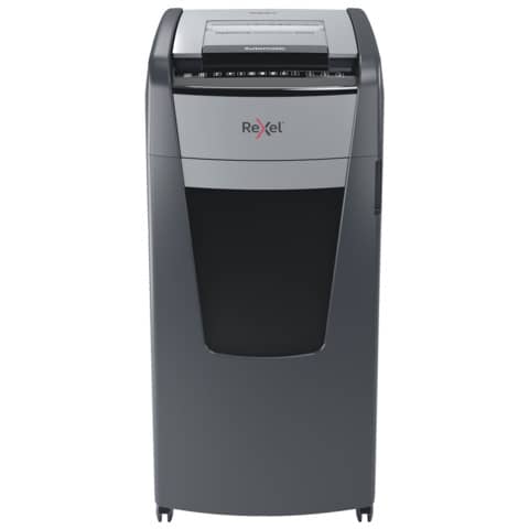 Distruggidocumenti uso frequente Optimum AutoFeed+ 600M EU Rexel P-5 110L taglio a frammenti 2×15 mm – nero – 2020600MEU