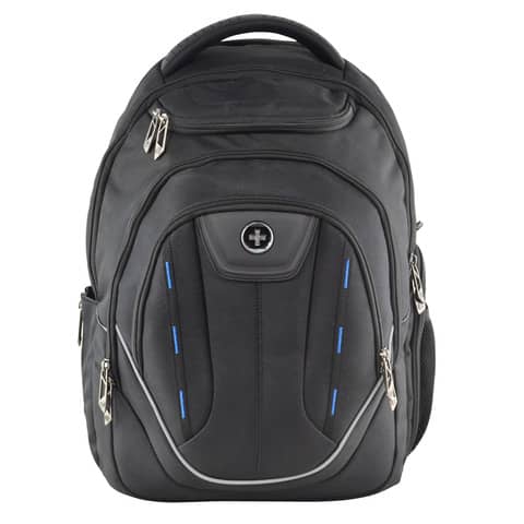 Zaino Terabyte Swiss Digital Design 3 scomparti 48×33,5×24,5 cm capienza 37 L – nero – f000001