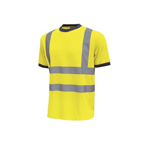 T-Shirt alta visibilità Glitter U-Power cotone-poliestere giallo fluo – Taglia XL – HL197YF GLITTER XL