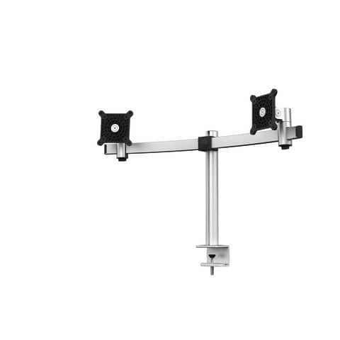 Braccio porta monitor per 2 schermi max 27” DURABLE argento metallizzato 780x445x190 mm – 5085-23