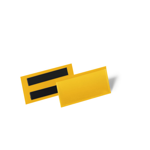 Tasche per identificazione a fissaggio magnetico DURABLE 113×53 mm giallo Conf. 50 pz – 1741-04