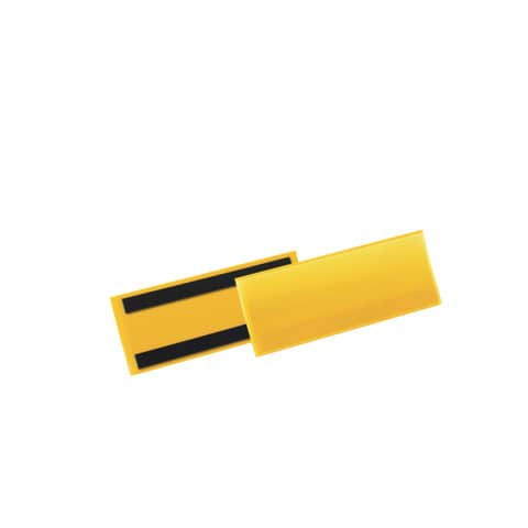 Tasche per identificazione a fissaggio magnetico DURABLE 223×81,5 mm giallo Conf. 50 pz – 1757-04