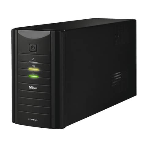 Gruppo di continuità Oxxtron 1000VA Trust con batteria integrata – 2 prese nero – 21199