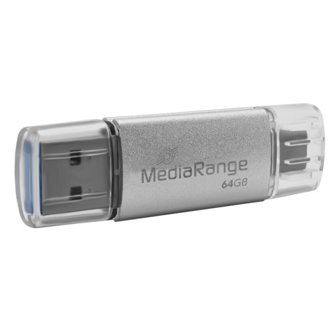 Chiavetta USB 3.0 Media Range con spina USB Type-C™ – 64 GB – argento MR937