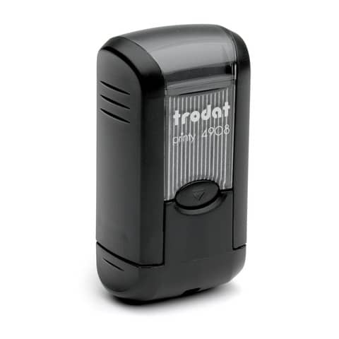 Printy 4908 Timbro di testo Trodat PERSONALIZZATO fino a 1 riga nero dim. max personalizzazione 15×7 mm – 11660