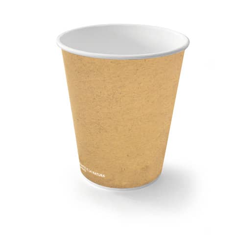Bicchiere 9 oz (300 ml)  in cartoncino Bio Scatolificio del Garda Avana – Conf. 50 pezzi – 311-65