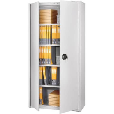 Armadio in metallo a porte battenti A-ECO-90 – 90x41x200 cm Tecnical 2 grigio