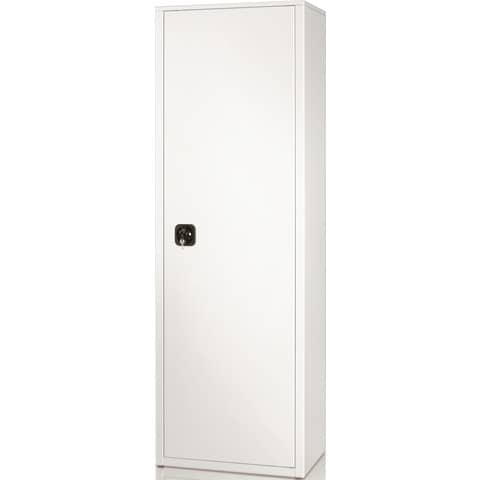 Armadio multiuso 1 porta Tecnical 2 BA-60-PIANI – 4 ripiani 60x41x181,5 cm bianco