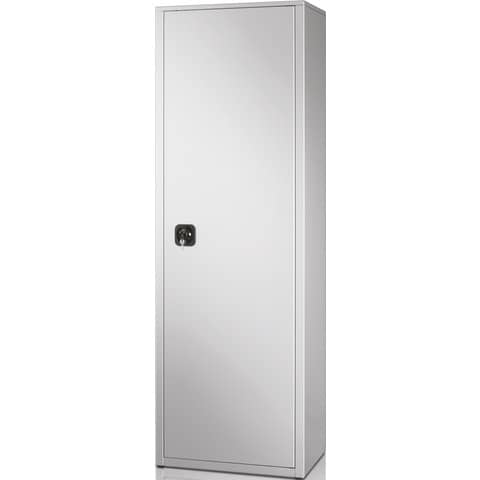 Armadio multiuso 1 porta Tecnical 2 BA-60-PIANI – 4 ripiani 60x41x181,5 cm grigio