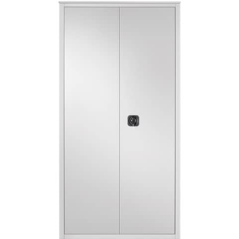 Armadio multiuso a porte battenti Tecnical 2 BA-90-PIANI – 4 ripiani 90x41x181,5 cm grigio
