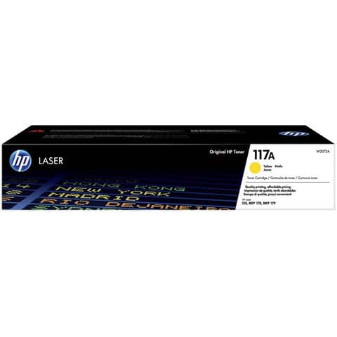 Toner HP 117A giallo –  W2072A