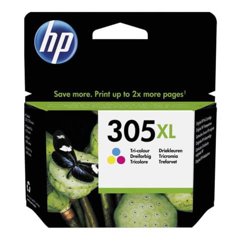 Cartuccia HP ciano+magenta+giallo 305XL 3YM63AE