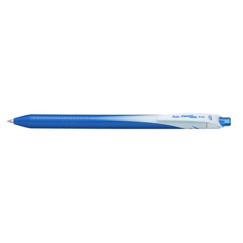 Penna roller a scatto Pentel Energel Slim punta 0,7 mm – blu – Value Pack 20+4 penne omaggio – 22230
