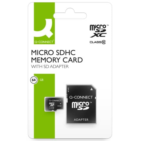 Scheda di memoria in blister Q-Connect – Micro SDHC 64 GB KF16128