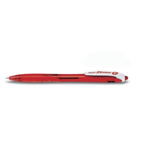 Penna a sfera ecologica Pilot Rexgrip Begreen – 0,7 mm – Tratto F – rosso – 040017