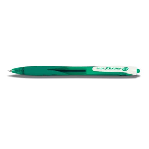 Penna a sfera ecologica Pilot Rexgrip Begreen – 0,7 mm – Tratto F – verde – 040018