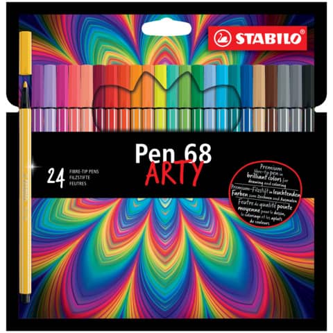 Pennarelli Stabilo Pen 68 arty – tratto 1 mm – colori assortiti – Conf. 24 pezzi – 6824-1-20