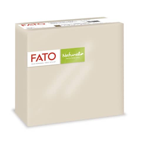 Tovaglioli 2 veli Fato Fiberpack Natural 38×38 cm – Avana 82994000