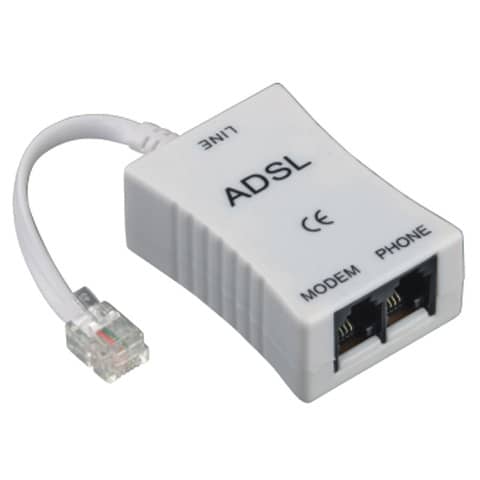 Filtro ADSL – 2 prese jack 6p 4c Hama bianco 7544459