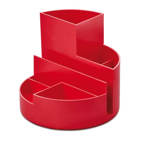Portaoggetti Maul MAULRoundBox – riciclato rosso – Ø 14 cm h.12,5 cm Z710016