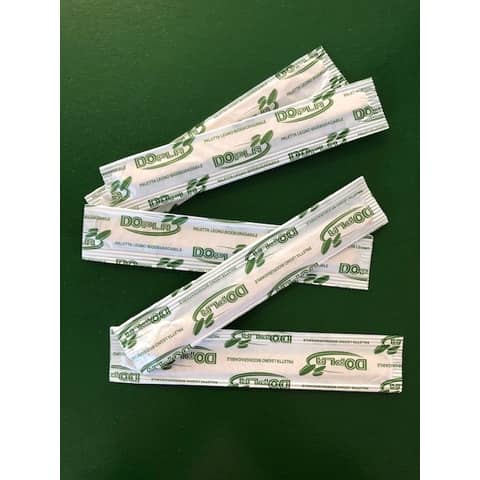 Palette da caffè Dopla Green in legno avana 124 mm – imbustate singolarmente – conf. 100 pezzi – 5044