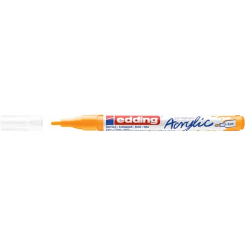 Marcatore acrilico Edding 5300  – punta tonda 1-2 mm tratto fine – giallo-sole -E-5300 906