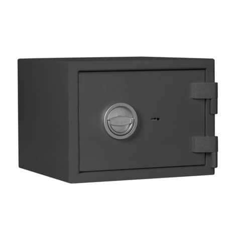 Cassaforte di sicurezza Format MT – 34 Lt – 30×40,5×38,5 cm – 24 kg – grigio – serratura a chiave doppia mappa – MT 1