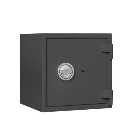 Cassaforte di sicurezza Format MT – 46 Lt – 40,5×40,5×38,5 cm – 28 kg – grigio serratura a chiave doppia mappa – MT 2
