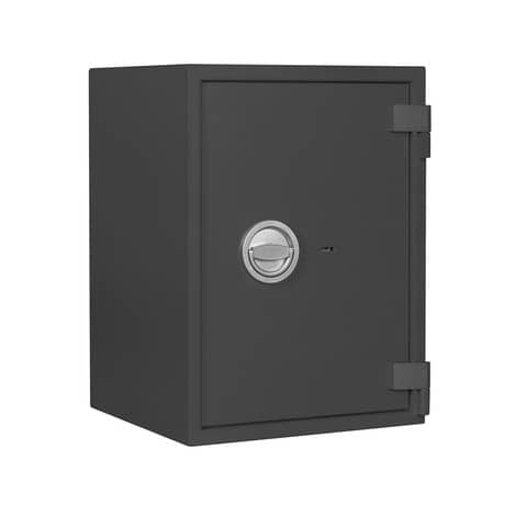 Cassaforte di sicurezza Format MT – 63 Lt – 55×40,5×38,5 cm – 34 kg – grigio serratura a chiave doppia mappa – MT 3