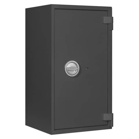 Cassaforte di sicurezza Format MT – 85 Lt – 74×40,5×38,5 cm – 41 kg – grigio serratura a chiave doppia mappa – MT 4