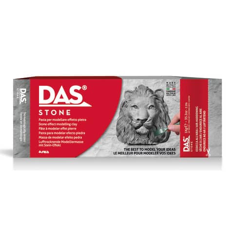 Pasta per modellare DAS Stone – Panetto 1 kg – effetto Pietra F348200