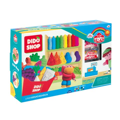 Pasta per modellare colorata Didò Shop – pasta, formine e accessori – colori assortiti – F351800