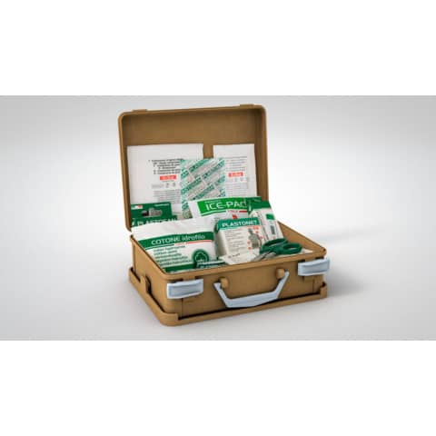 Valigetta di pronto soccorso – ecosostenibile – FUTURA PVS marrone CPS463
