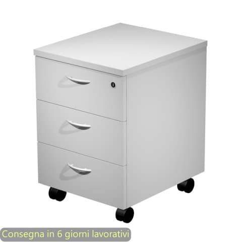 Cassettiera a tre cassetti smontata Artexport Presto 43x52x59,5 cm – grigio 60021/9