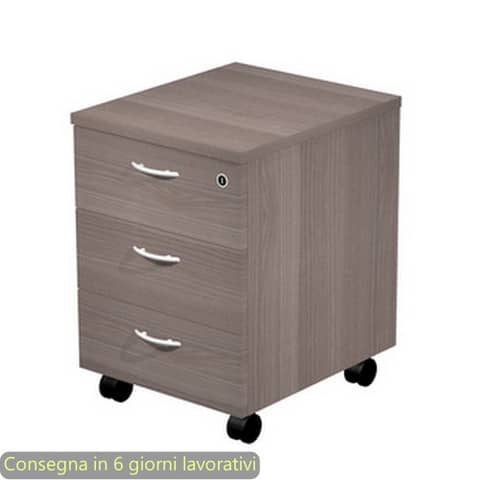 Cassettiera a tre cassetti smontata Artexport Presto 43x52x59,5 cm frassino toscano – 60021/F