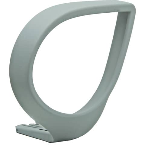 Coppia braccioli fissi ovali Unisit Jack grigio – ACCBRJCF2G
