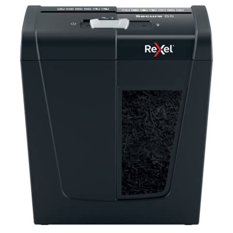 Distruggidocumenti uso personale Rexel Secure S5 – P-2 – 10 L – taglio a strisce 6 mm – 2020121EU