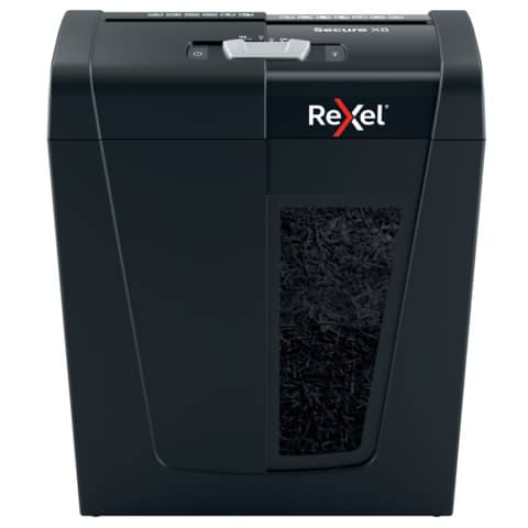 Distruggidocumenti uso personale Rexel Secure X8 – P-4 – 14 L – taglio a frammenti 4×40 mm – 2020123EU