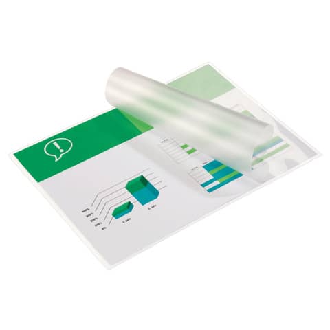 Pouches per plastificatrici GBC 2×100 µm finitura lucida – A3 Conf. 100 pezzi  – 3740307