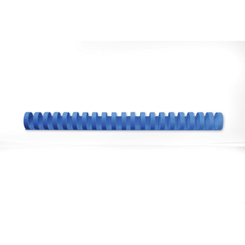 Dorsi plastici CombBind a 21 anelli – 25 mm A4 – fino a 225 fogli – conf da 50 dorsi GBC blu – 4028242