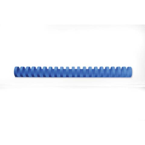 Dorsi plastici CombBind a 21 anelli – 19 mm A4 – fino a 165 fogli – conf da 100 dorsi GBC blu – 4028621