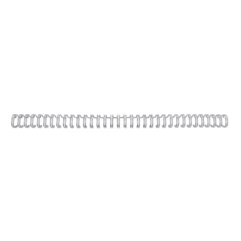 Spitali metalliche a 34 anelli GBC WireBind 8 mm A4 argento – fino a 70 fogli – conf. 100 pezzi – RG810597