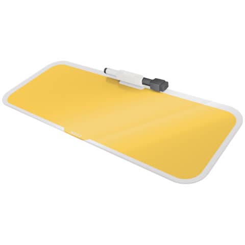 Blocco da scrivania in vetro Cosy – 150x60x380 mm Leitz giallo caldo 52690019
