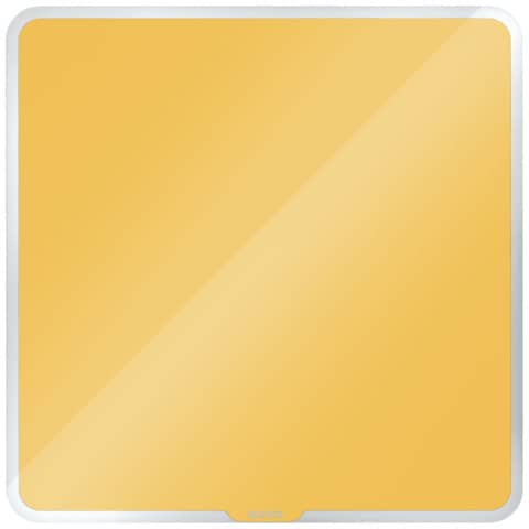 Lavagna magnetica in vetro Leitz Cosy – 450x450mm – giallo caldo 70440019