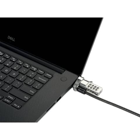 Lucchetto per laptop con combinazione 3 in 1 – con cavo 1,8 m Kensington nero K62316WW