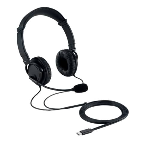 Cuffie Hi-Fi USB-C – con microfono Kensington nero K97457WW