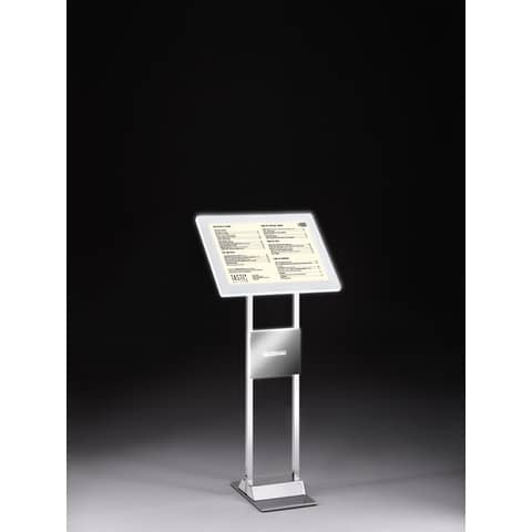 Leggio da interno con cornice a LED A4 Tecnostyl LEDMAG 25x40x120 cm – LDM-204